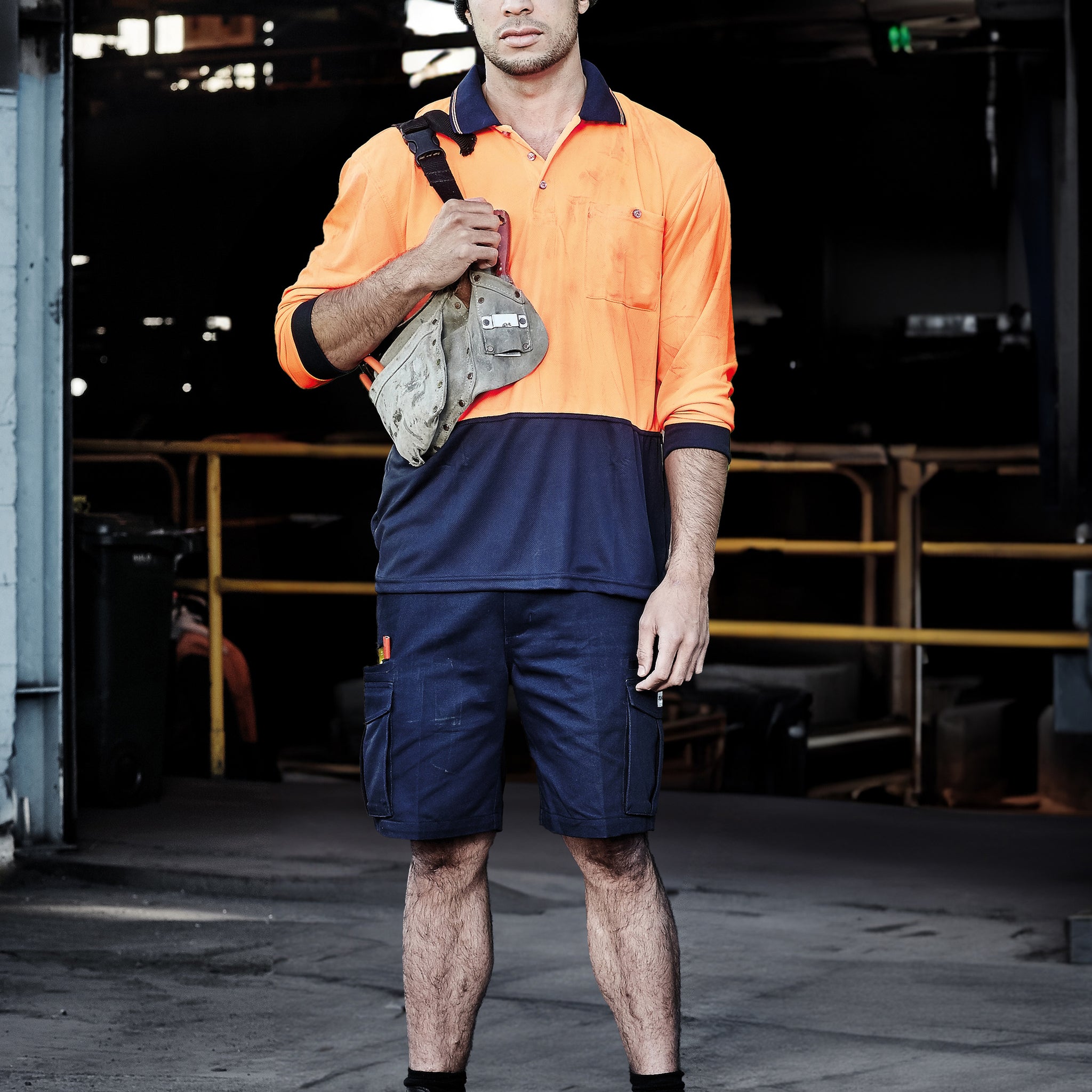 Hi Vis Basic Long Sleeve Polo