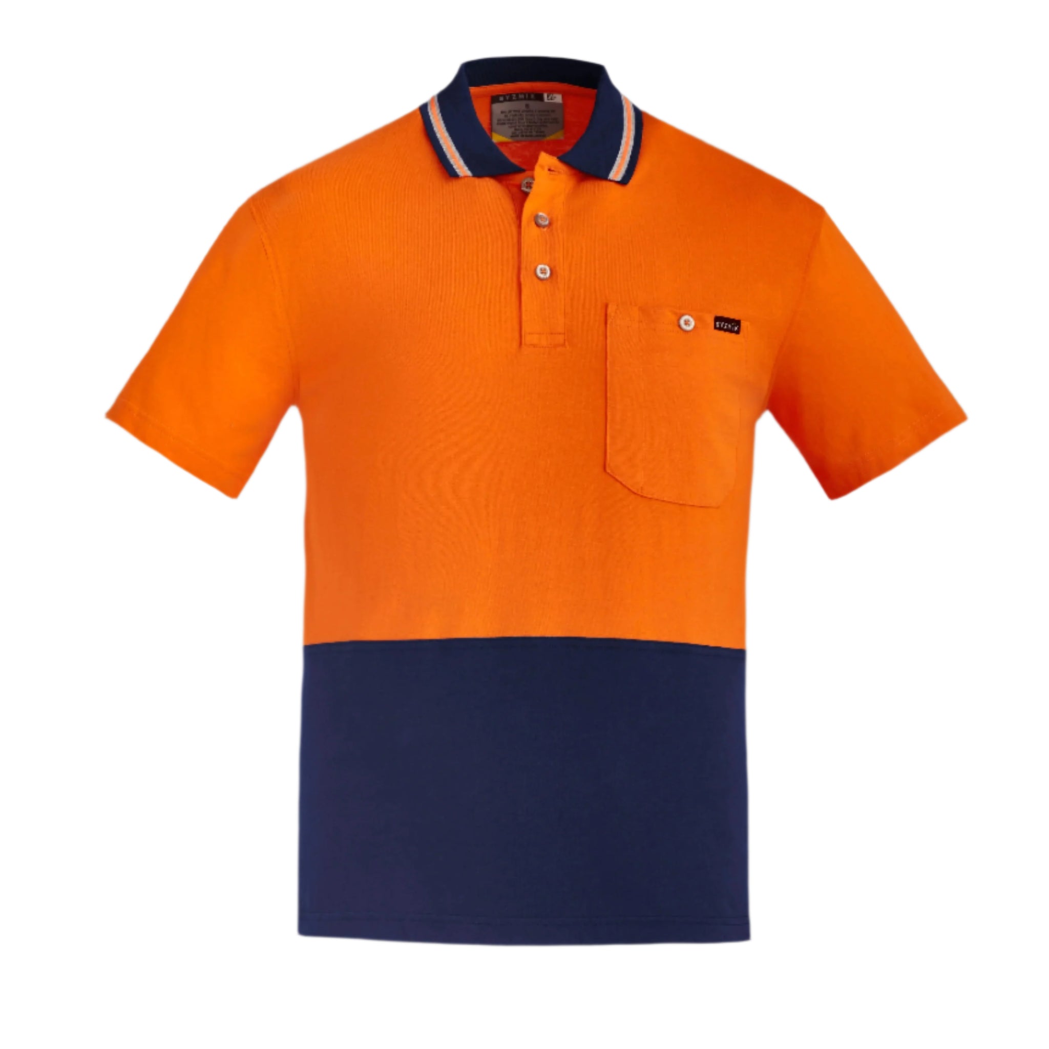 Hi Vis Cotton Short Sleeve Polo