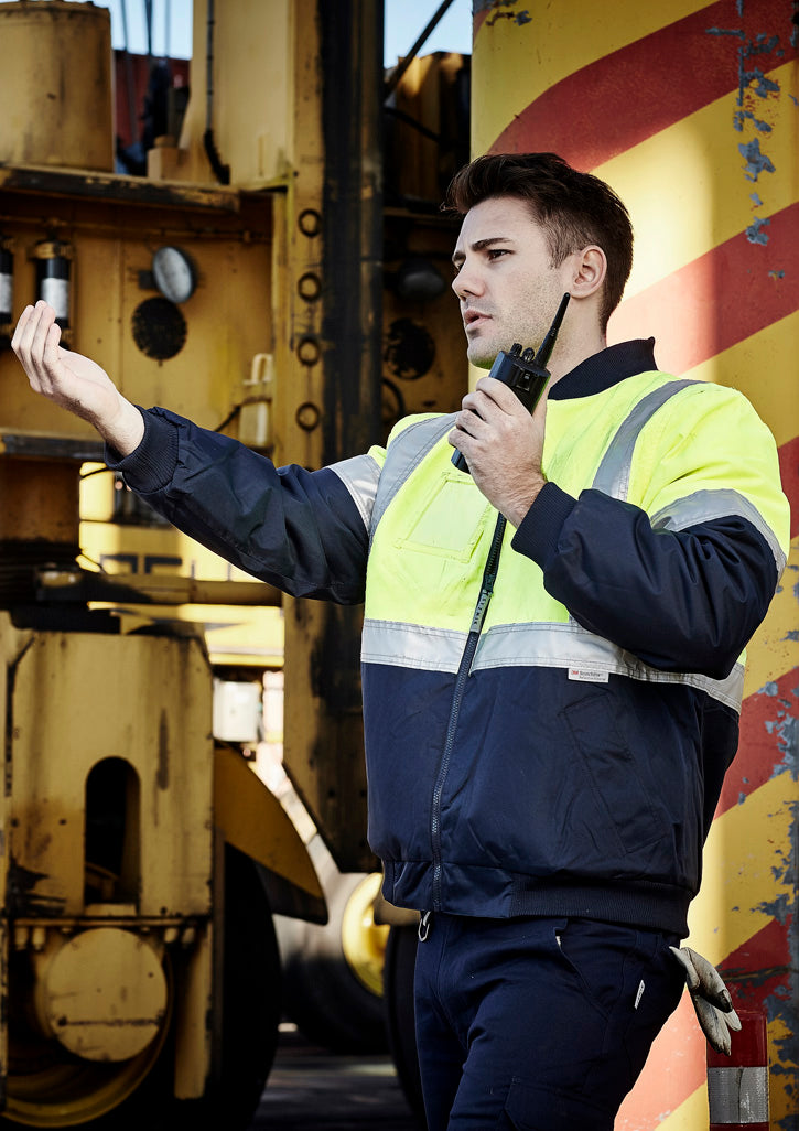 Hi Vis Quilted Flying Jacket