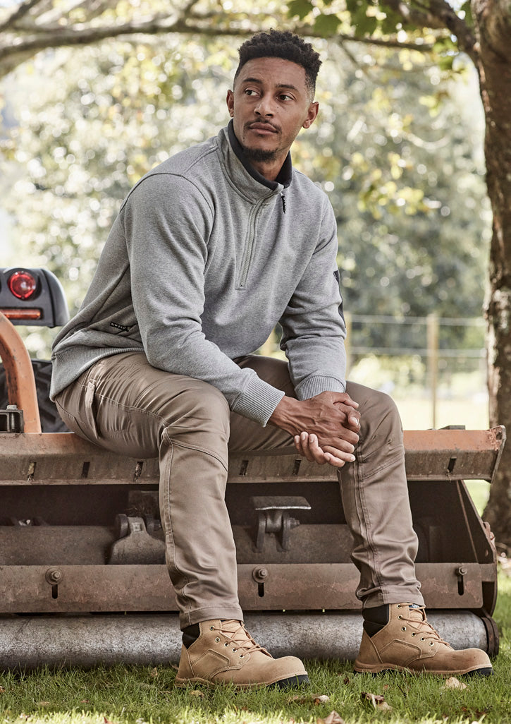 1/4 Zip Brushed Fleece Pullover
