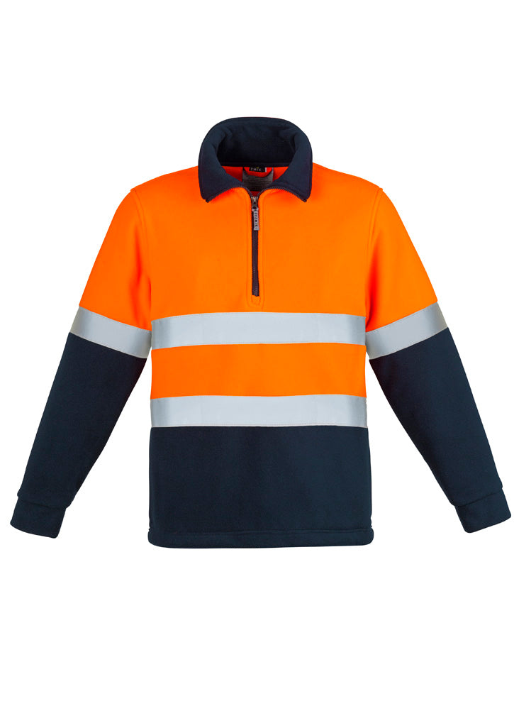 Hi Vis Polar Fleece Pullover - Hoop Taped