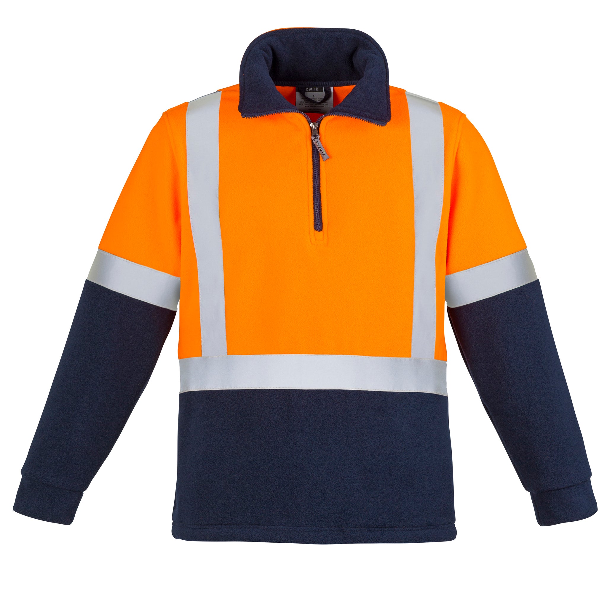 Hi Vis Polar Fleece Pullover - Shoulder Taped