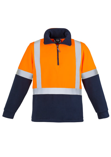 Hi Vis Polar Fleece Pullover - Shoulder Taped