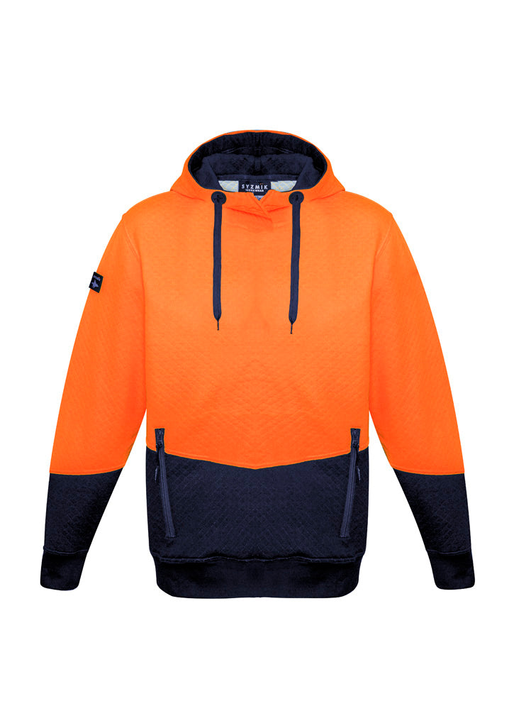 Hi Vis Textured Jacquard Hoodie