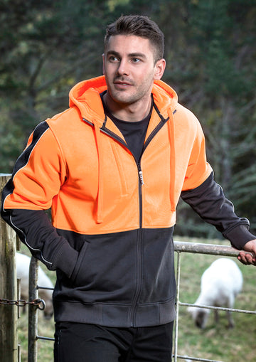Hi Vis Full Zip Hoodie