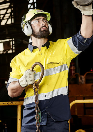 Rugged Cooling Hi Vis Taped Long Sleeve Shirt