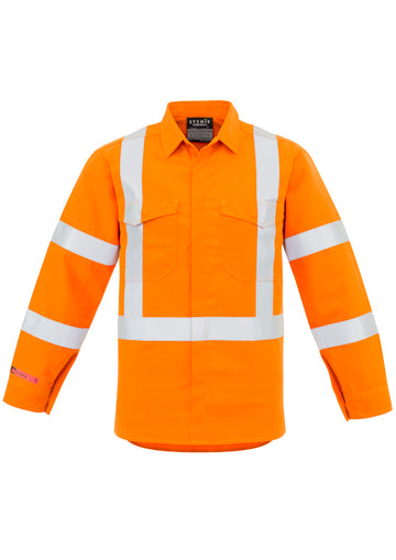 Red Flame Hi Vis X Back Shirt