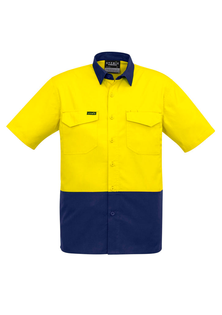 Rugged Cooling Hi Vis Short Sleeve Shirt