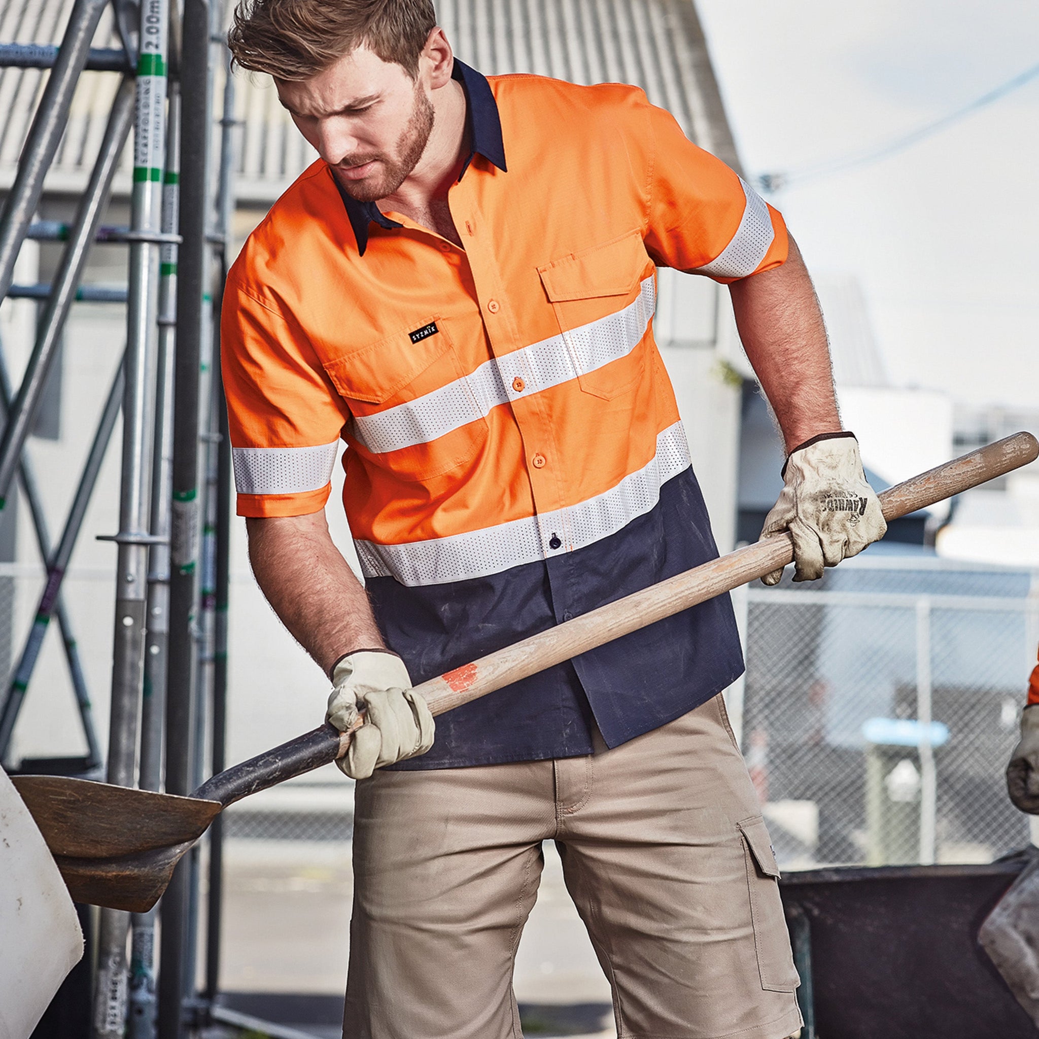 Rugged Cooling Hi Vis Taped Short Sleeve Shirt