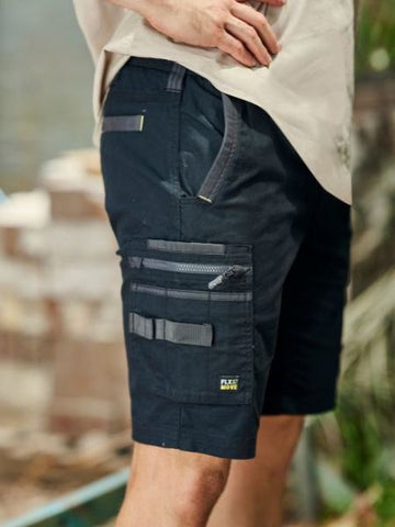 Flx & Move™ 4-Way Stretch Zip Cargo Short