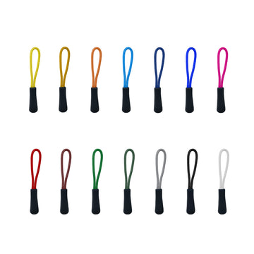 Contrast Zip Pullers